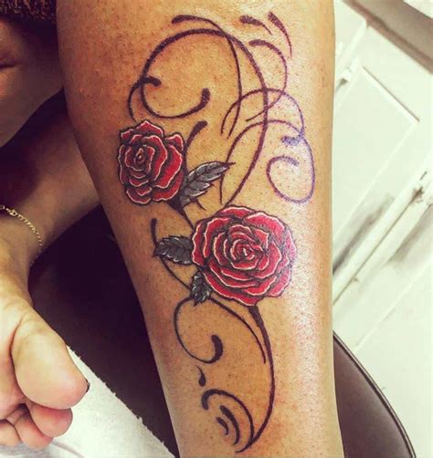 Roses And Vine Tattoos