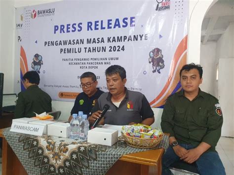 Panwascam Pancoran Mas Lakukan Pengawasan Melekat