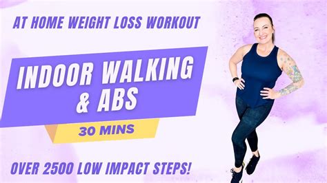 WEIGHT LOSS WALKING ABS 30 Min Walking Workout Indoor Walking