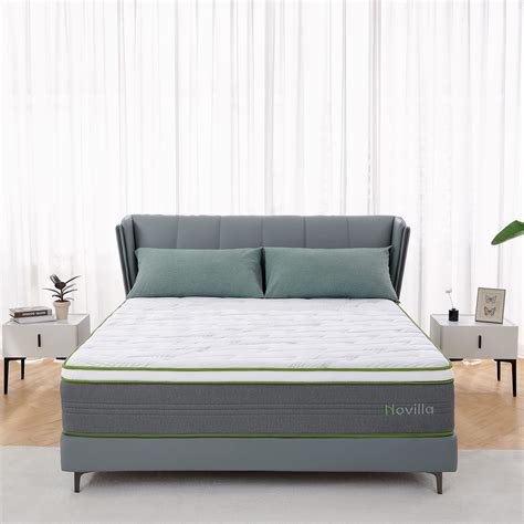 Novilla 10 Twin Xl Mattress Hybrid Of Memory Foam And Pocket Spring