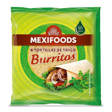 Mexifoods Tortillas De Trigo Wraps 370 G 6 Uds 6 Uds