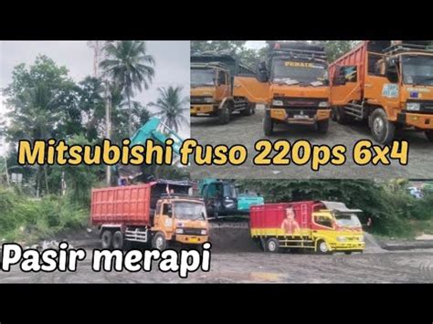 Dump Truck Oren Mobil Truk Loading Pasir Merapi YouTube