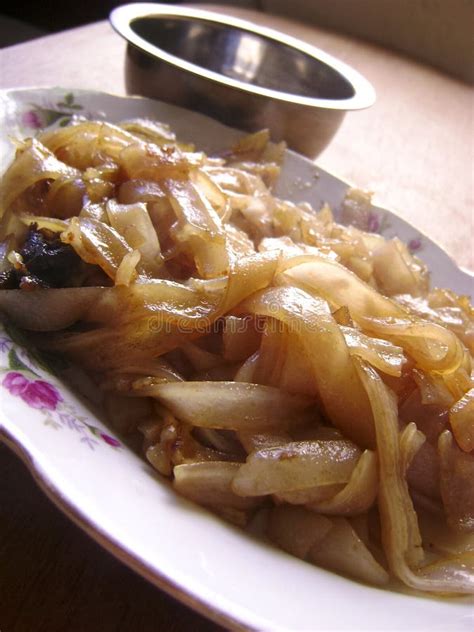 Gebratene Flache Reisnudel Oder Saibling Kway Teow Oder Kwetiaw Goreng