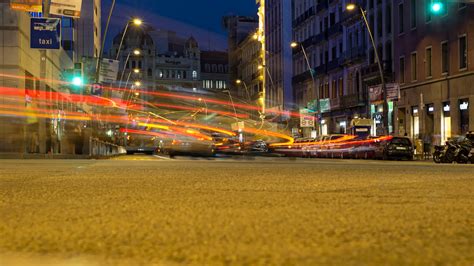 Images Gratuites Lumière Route Circulation Rue Nuit Urbain