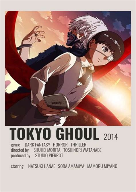 Minimalist Poster Tokyo Ghoul Affiches De Films Style Minimaliste