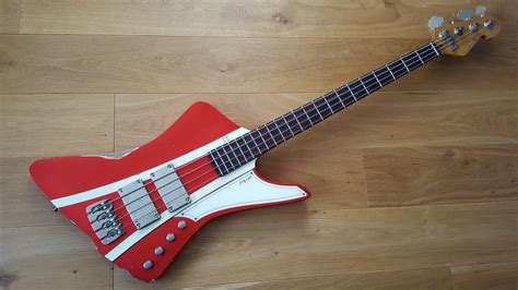 Sold Sandberg Forty Eight Bass In Mettalic Red Hca Classic And Cool Guitars