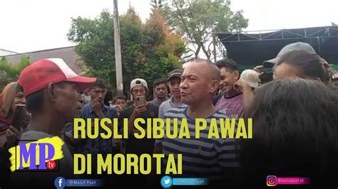 Rusli Sibua Disambut Ribuan Warga Morotai Pawai Di Kota Daruba