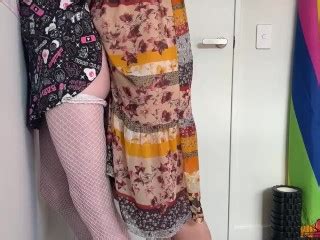 Transgender Girl Cassie Moans Ass Fucked Against Wall Xxx Videos