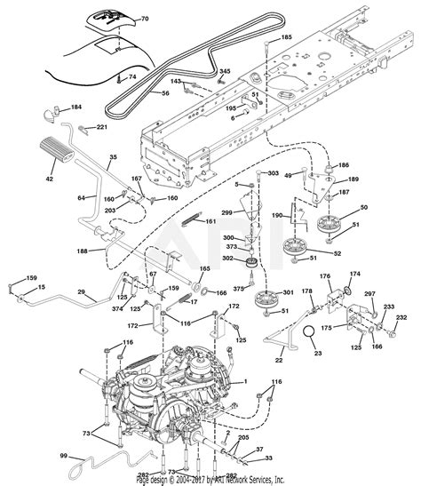 Ariens 42 Inch Riding Mower Parts Diagram