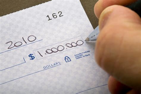 One Million Dollar Check Stock Photo - Download Image Now - iStock