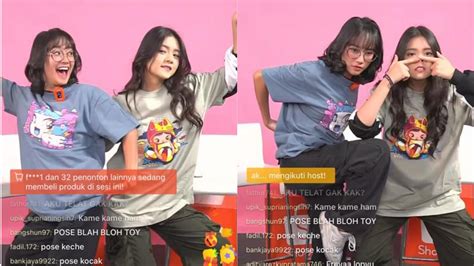 Ada Di Shopee Live Pose Kiyowo Freya Dan Christy JKT48 Manis Banget