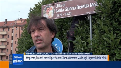 Magenta nuovi cartelli per Santa Gianna agli ingressi della città