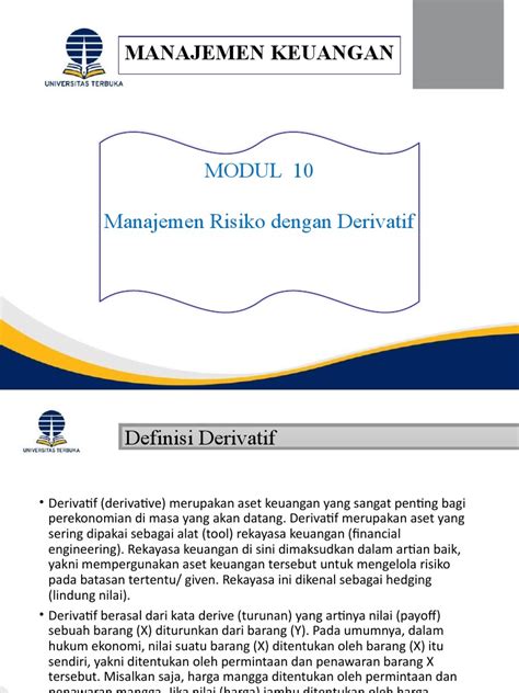 Manajemen Keuangan Modul 10 Pdf