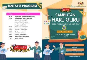 Template Buku Program Hari Guru Sekolahku Sejahtera Skb