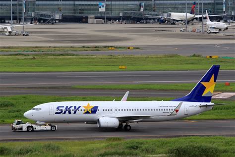 スカイマーク Boeing 737 800 JA73AC 羽田空港 航空フォト by inyoさん 撮影2021年06月05日