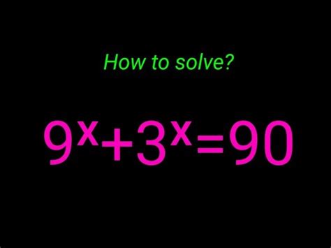 A Nice Exponential Equation Solving By Math Tutor Jakaria A Nice