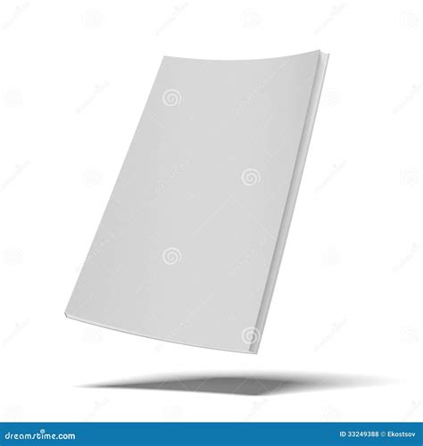 White Book With Blank Soft Cover Royalty Free Stock Photos Image