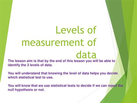 Ppt Levels Of Measurement Of Data Powerpoint Presentation Free