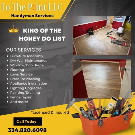 To The Point Handyman Services Enterprise AL Nextdoor