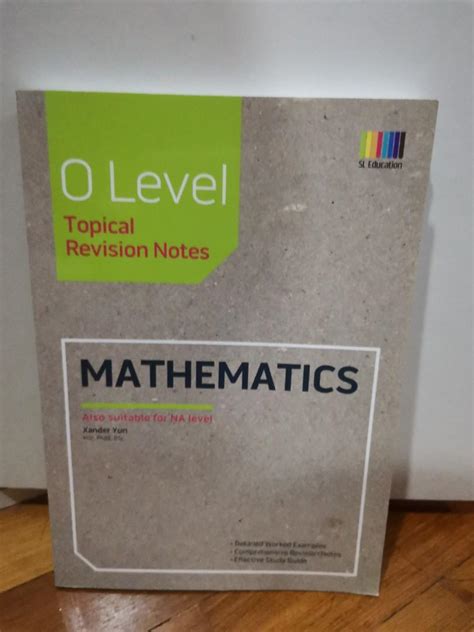 O Level Tropical Revision Notes Hobbies Toys Books Magazines