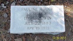 Pauline Houck Baldwin M Morial Find A Grave