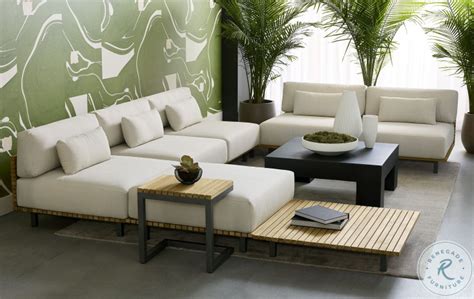 Geneve Modular Palazzo Cream Ottoman From Sunpan Coleman Furniture