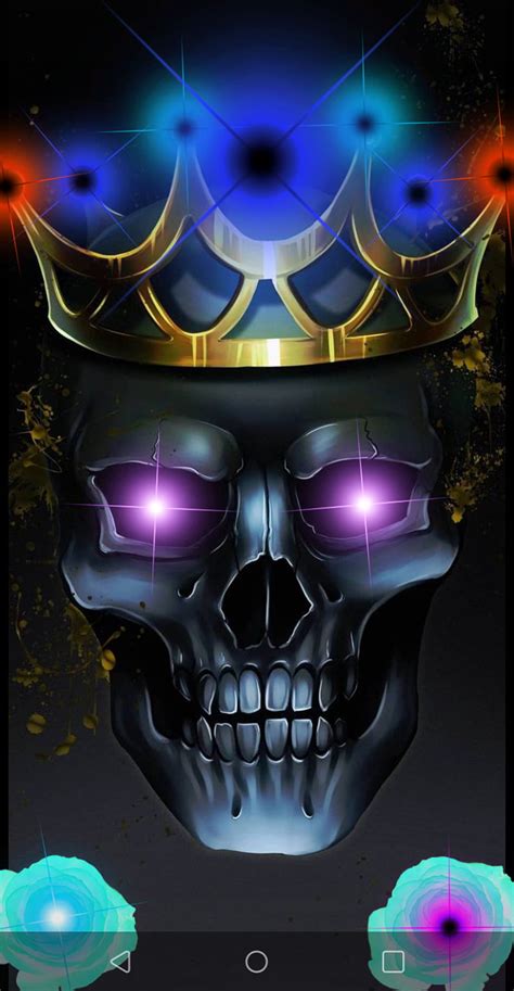 King Of Kings Black Crown Gold Skull Hd Phone Wallpaper Peakpx