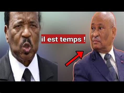 Apr S Le T Te T Te De Paul Biya Avec Nganou Djoumessi Laurent Esso