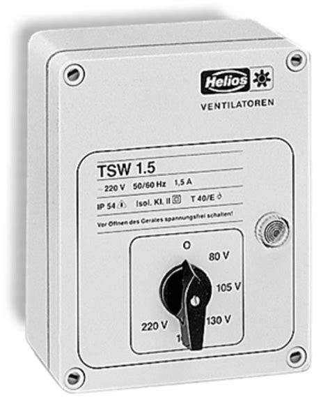 Helios Trafo Drehzahlsteller Tsw Nr Wuh Online Shop