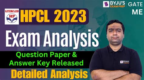 HPCL 2023 Mechanical Engineering Question Paper Exam Analysis