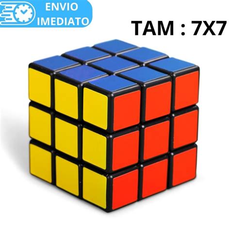 Cubo Mágico Interativo GRANDE 7x7 Brinquedo Quebra Cabeça Para Crianças