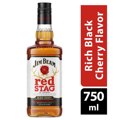 Jim Beam Red Stag Black Cherry Liqueur With Kentucky Straight Bourbon