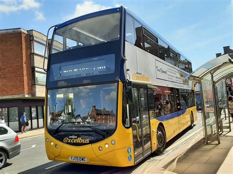 YJ70EWC Johnsons Optare MetroDecker In Stratford Upon Avon Flickr