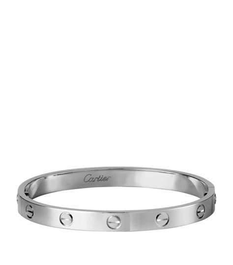 Cartier White Gold Love Bracelet Size Cm Harrods Uk