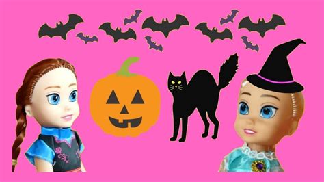 HALLOWEEN FOR THE TODDLERS! ELSIA AND ANNIA - YouTube