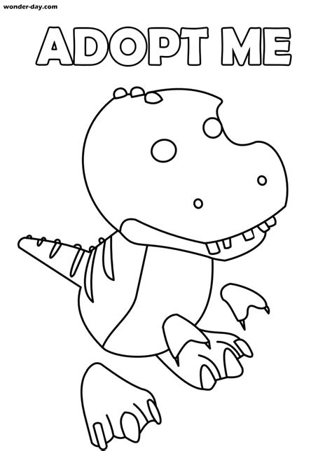 Roblox Adopt Me Coloring Pages Printable