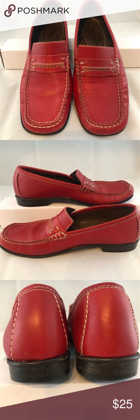 Donald J Pliner Sport Red Leather Italian Loafers Italian Loafers