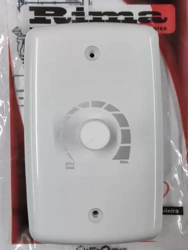 Dimmer Rotativo Bivolt Branco 400w Rima MercadoLivre