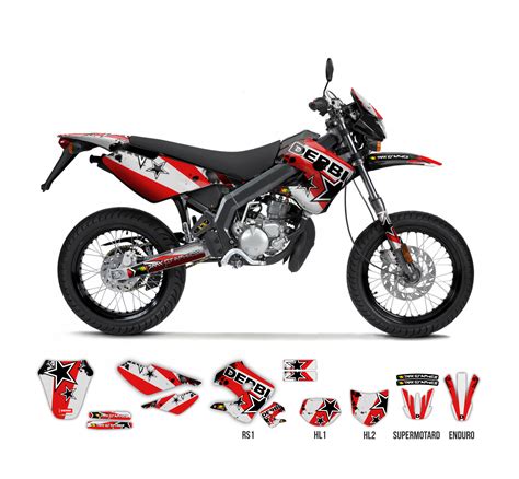 Derbi Senda R Sm Black Star Graphics Series Tmx Graphics