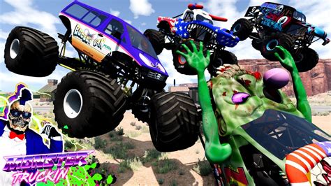 Monster Jam INSANE Racing Freestyle And High Speed Jumps 27 BeamNG