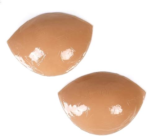 Double Sided Sticky Demi Padded Bra Lift Inserts Washable Reusable Adhesive Small Medium Nude At