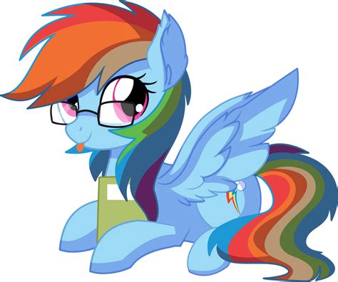 Rainbow Dash Vector 26 Lovely Nerd By Cyanlightning On Deviantart