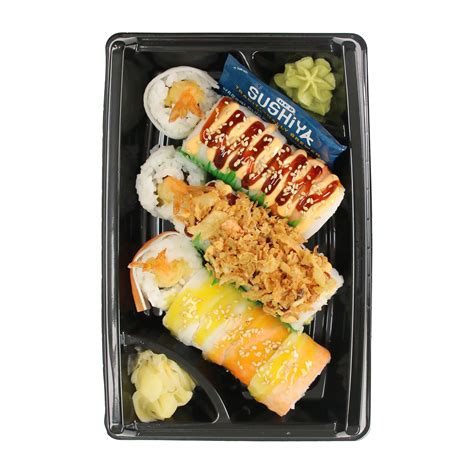 H E B Sushiya Temptation Sushi Roll Combo Pack Shop Sushi At H E B