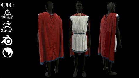 Tutorial - Roman Clothing - Full - FlippedNormals