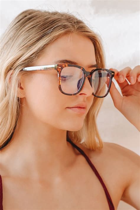 Brown Tortoise Glasses Clear Lens Glasses Square Glasses Lulus