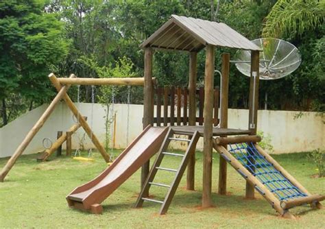 Playground Escorregador Balanço E Gangorra Diy Playground Ideias