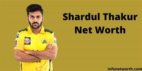 Shardul Thakur Net Worth IPL Salary Career ICC Rankings