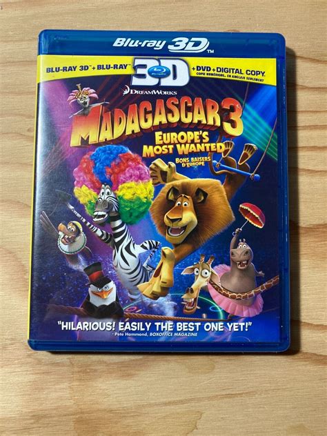 Madagascar Europes Most Wanted Blu Ray Disc Canadian D