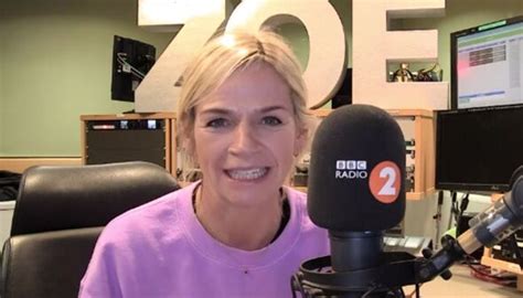 Zoe Ball Addresses Bbc Radio 2 Absence As Listeners Complain Shes Off