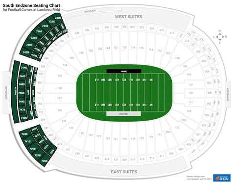 Lambeau Field Seating Chart With Rows – Two Birds Home